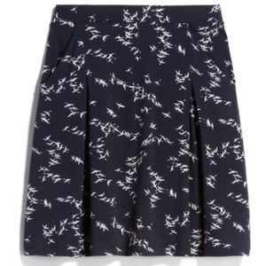 Sade New York Bird Pleated Skirt